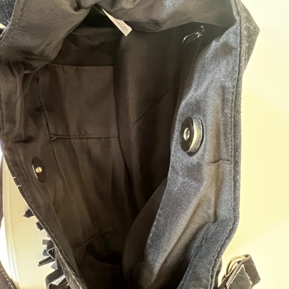 Suede with Fringe Purse - Picture 5 of 5